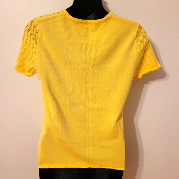 💙 Three Ladies Tradition Petite XS/TP 4P Knit Short Sleeved To - Picture 3 of 13